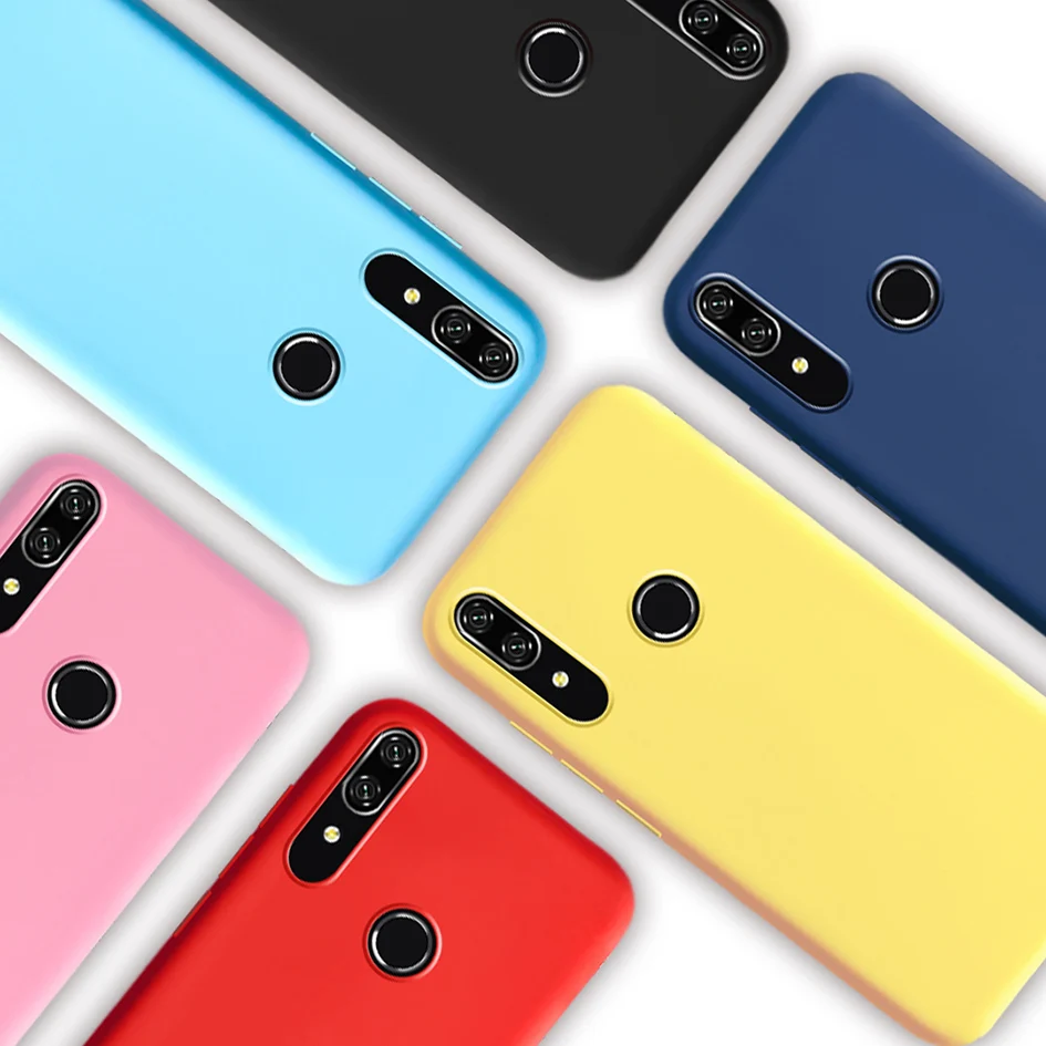 Чехол для Huawei P Smart Z силиконовый чехол с защитой от отпечатков пальцев мягкий