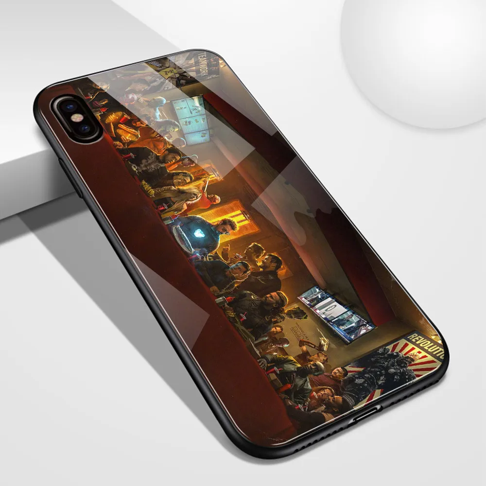 Glass Case For iPhone 8 Marvel cover coque iphone 7 case for 6 6s Plus X XS Max XR 11 pro max SE2 |