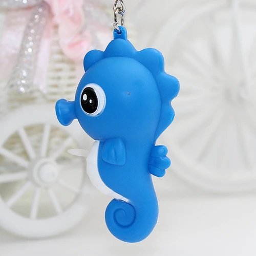 Sea horse MINGRAY креативный брелок Светильник в форме животного кряки утка Зебра подарок на день рождения девочка мальчик любовник - Испускаемый цвет: Sea horse