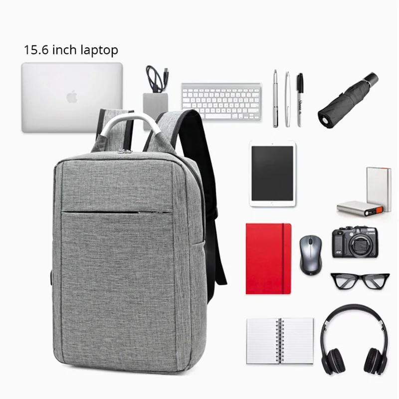 

Fashion 15.6 Inch Laptop Backpack for Men School Notebook Bags Women Waterproof Travel Backpack Large Capacity Student Backpacks