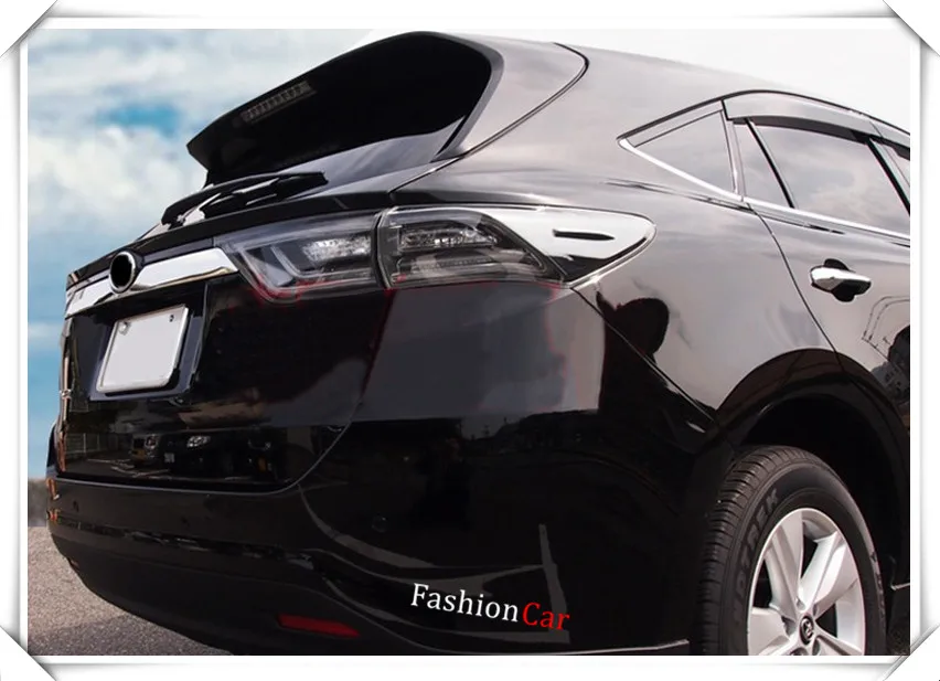 Для Toyota Harrier 2013 XU60 1 шт. Нержавеющая Задняя отделка крышки багажника украшение автомобиля Стайлинг