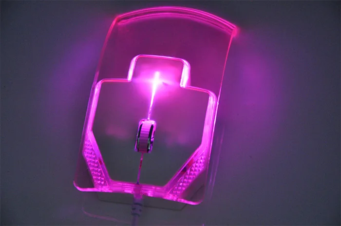 2015 удивительные цена кристалл стиль из светодиодов мышь оптическая usb проводной