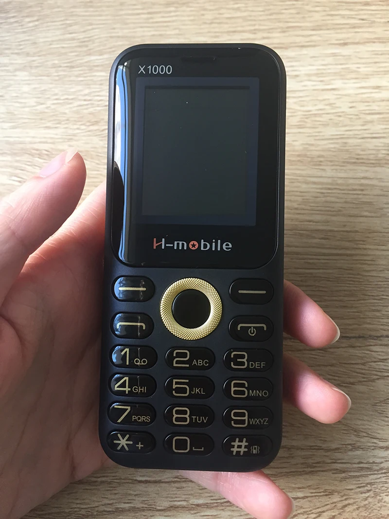 H mobile X1000 Dual SIM двойной резервный мобильный телефон 1 7 дюймовый экран сотовый