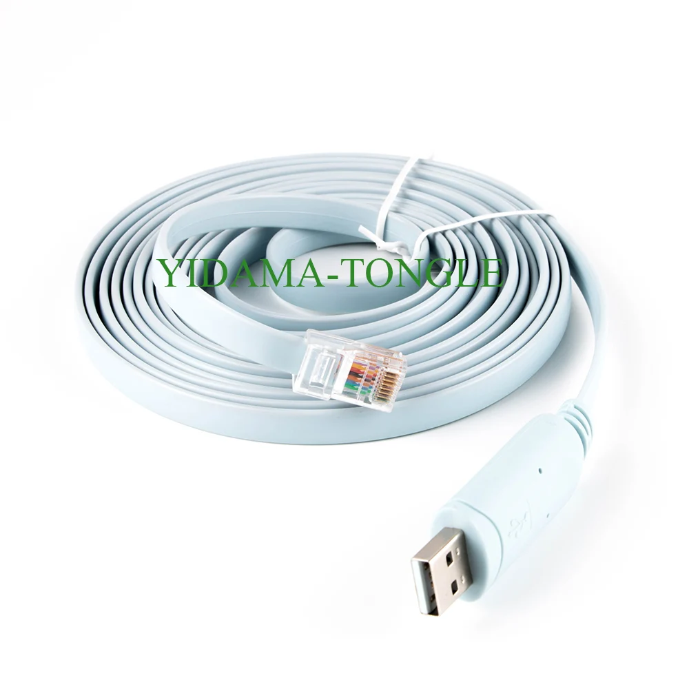 Последовательный кабель USB к RJ45 RS232 чипсет FTDI консоль роутера для Cisco/Huawei |