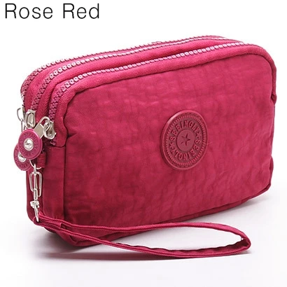 rose red bag Женский кошелек для монет, дорожные сумки для макияжа, модные женские косметички, косметичка, косметичка, органайзер, чехол, клатч, сумка P010 - Цвет: rose red bag
