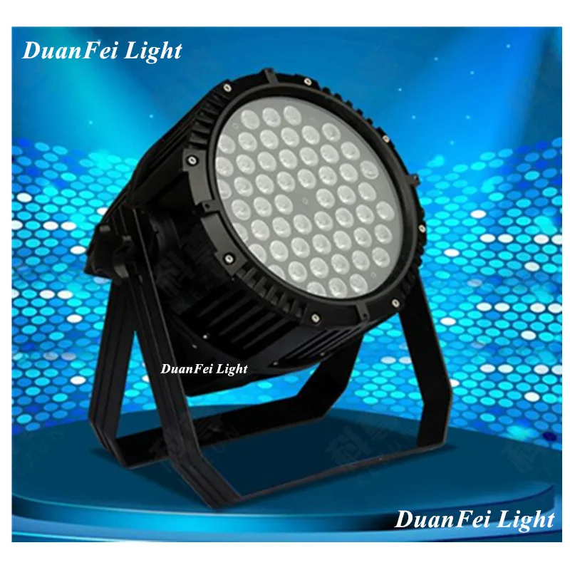 6 партий 54x3 Вт rgb par Светильник dj dmx s 3 в 1 моющийся цвет светодиодные Банки