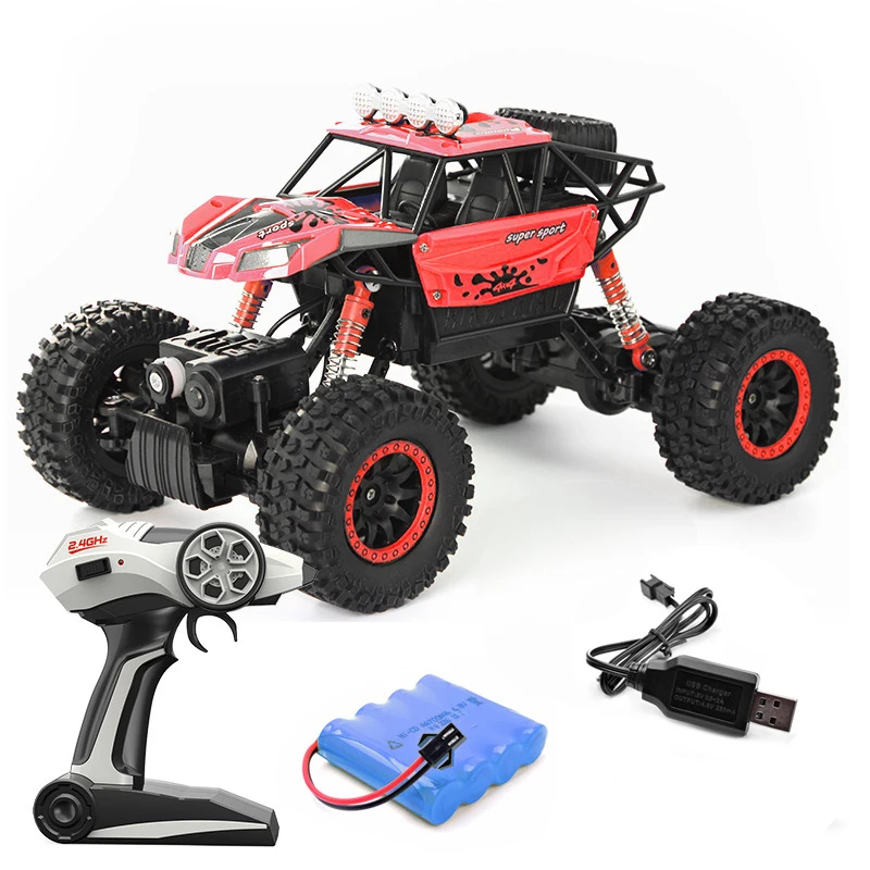 Радиоуправляемая Автомобильная игрушка 4WD для скалолазания Байк 2 4 ГГц большая