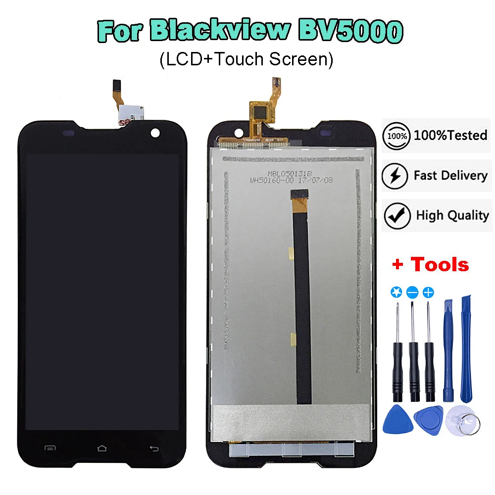 Для Blackview BV5000 ЖК дисплей + сенсорный экран 1280X720 5 0 дюйма в сборе для