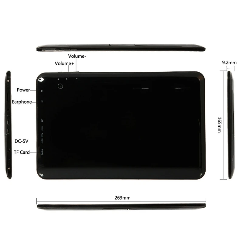 Бесплатная доставка Qual Core 10/10. 1 &quotдюймовый Allwinner A33 Cortex A8 1024*600 четырехъядерный