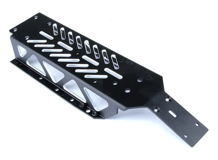 1/5 rc автомобиль газ черный CNC металлическая основная рама шасси для HPI Baja 5B