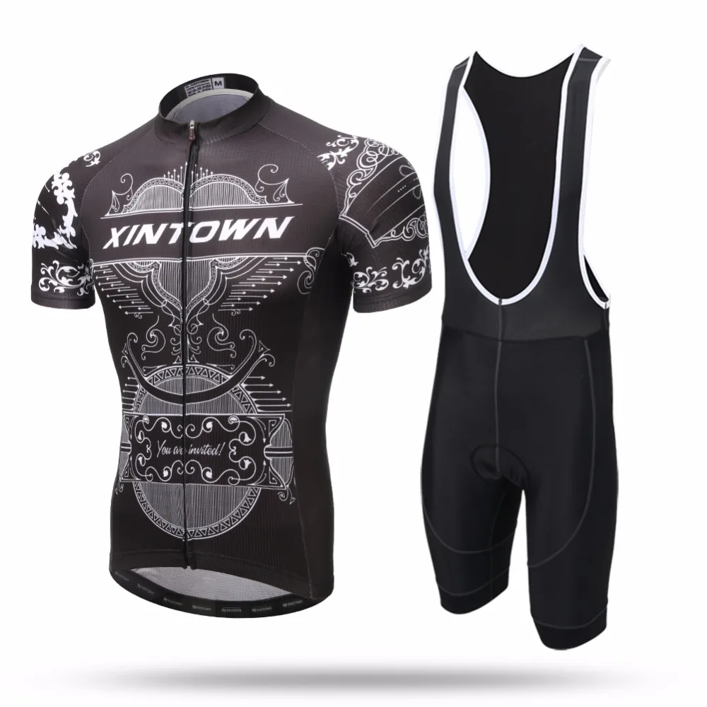 XINTOWN Breathable Anti-Sweat Short Sleeve Cycling Sets Clothes Jerseys Bib Shorts Bike Ropa Ciclismo Bicycle Jersey YAOYUEHEI | Спорт и
