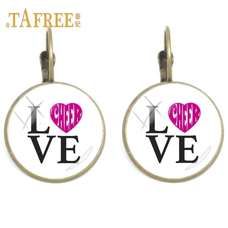 Женские серьги-клипсы TAFREE с искусственным рисунком гимнастика подарки для