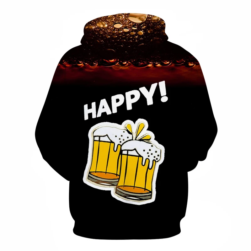 Толстовки для подростков мальчиков 3D печати логотипов с изображением "Beer