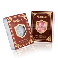 noble plastic playing cards advanced plastic poker cards pvc pocker cards texas holdem