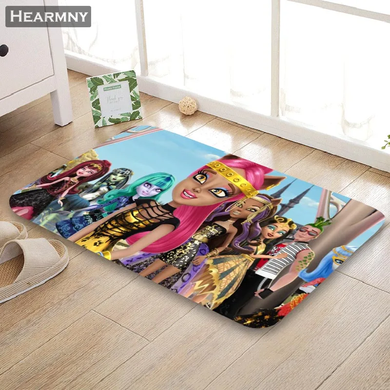 Индивидуальный Коврик для дверей Monster High напольный/Банный/кухонный/пляжный