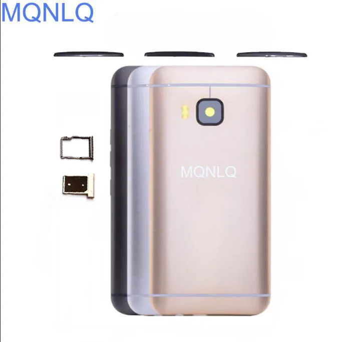 

MQNLQ новый алюминиевый корпус аккумулятора Замена задней крышки для HTC One M9 Чехол с верхней крышкой + лоток для Sim-карты + лоток для SD TF + Боковая ...