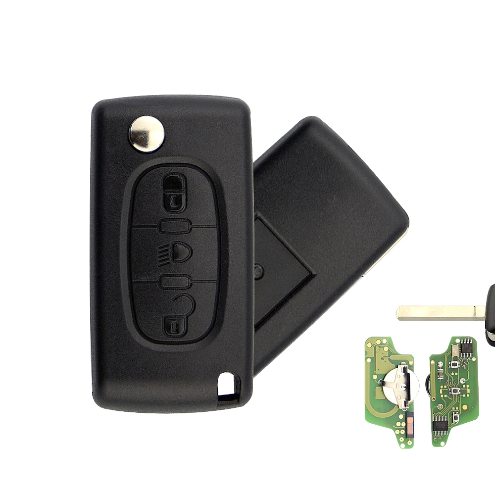 OkeyTech CE0523 для телефона 433 МГц ID46 PCF7941 чип световая кнопка VA2 Blade ASK Flip 3 кнопки C2 C3 C4 C5 C6