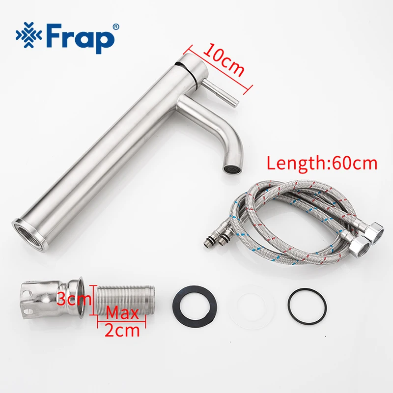 Frap современный смеситель горячей и холодной воды для умывальника установленный