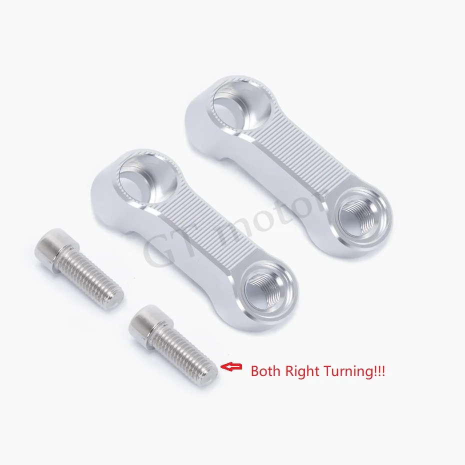 For Yamaha FZ-09 MT-09 Motorcycle Mirrors Extension Riser Extend Adapter Right Turning Bolts Size 10mm | Автомобили и мотоциклы
