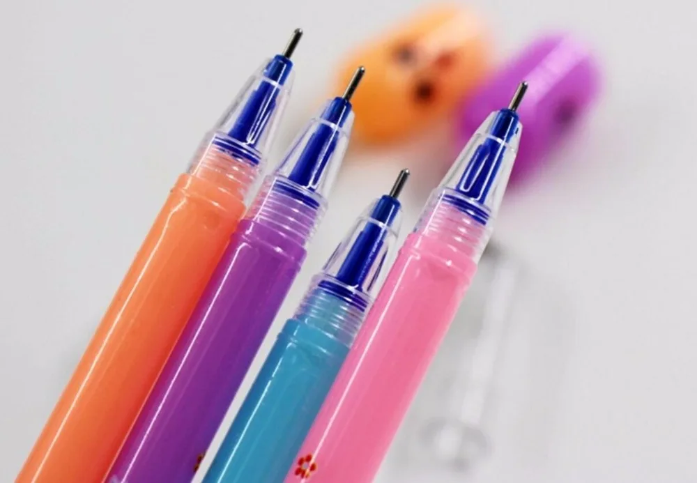 blue lovely Gel ink Pen Gift School prize Office writing Supply kawaii student Stationery Neutral pen 36pc/lot | Канцтовары для