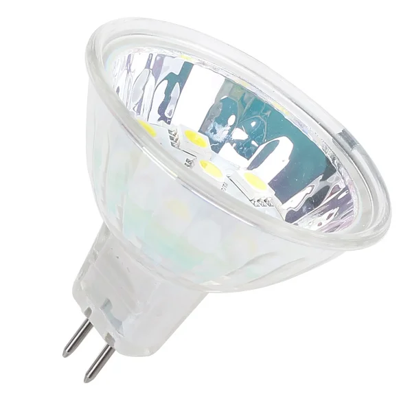 Светодиодная лампа MR16 10 шт. 5050 SMD 12 В постоянного тока переменного 220 лм стеклянная