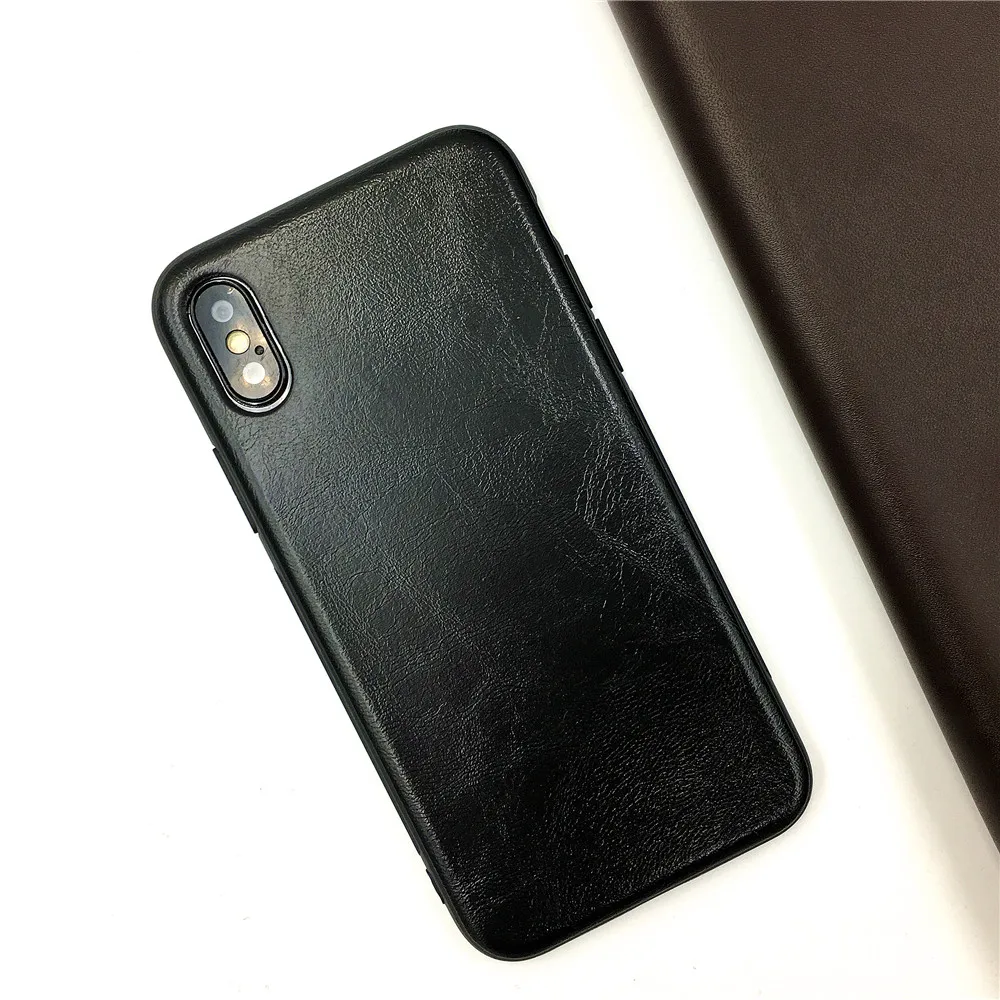 Luxury Case For iPhone XS Max X Cover Business Coque Soft TPU Phone Cases 7 6 6s 8 Plus |