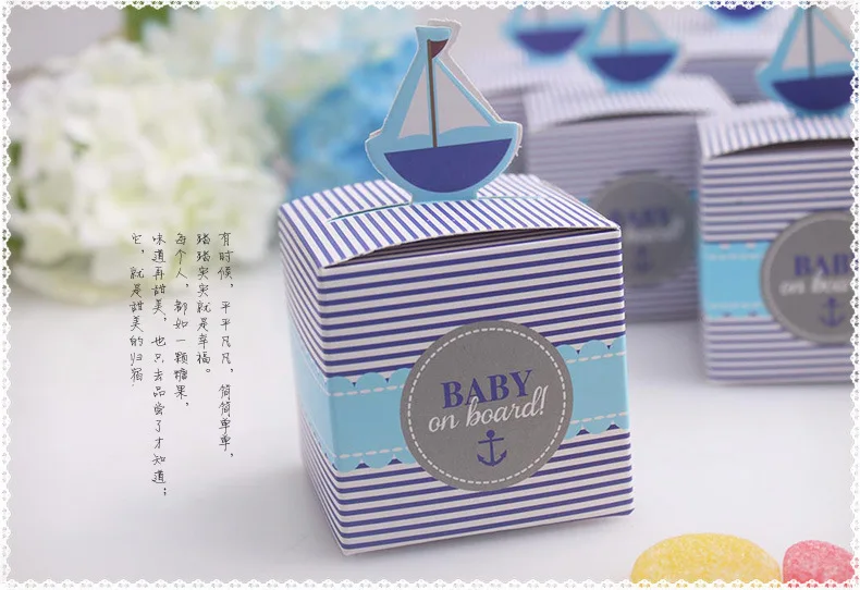 Всплывающая коробка с рисунком &quotBaby On Board&quot для конфет/коробка душа ребенка