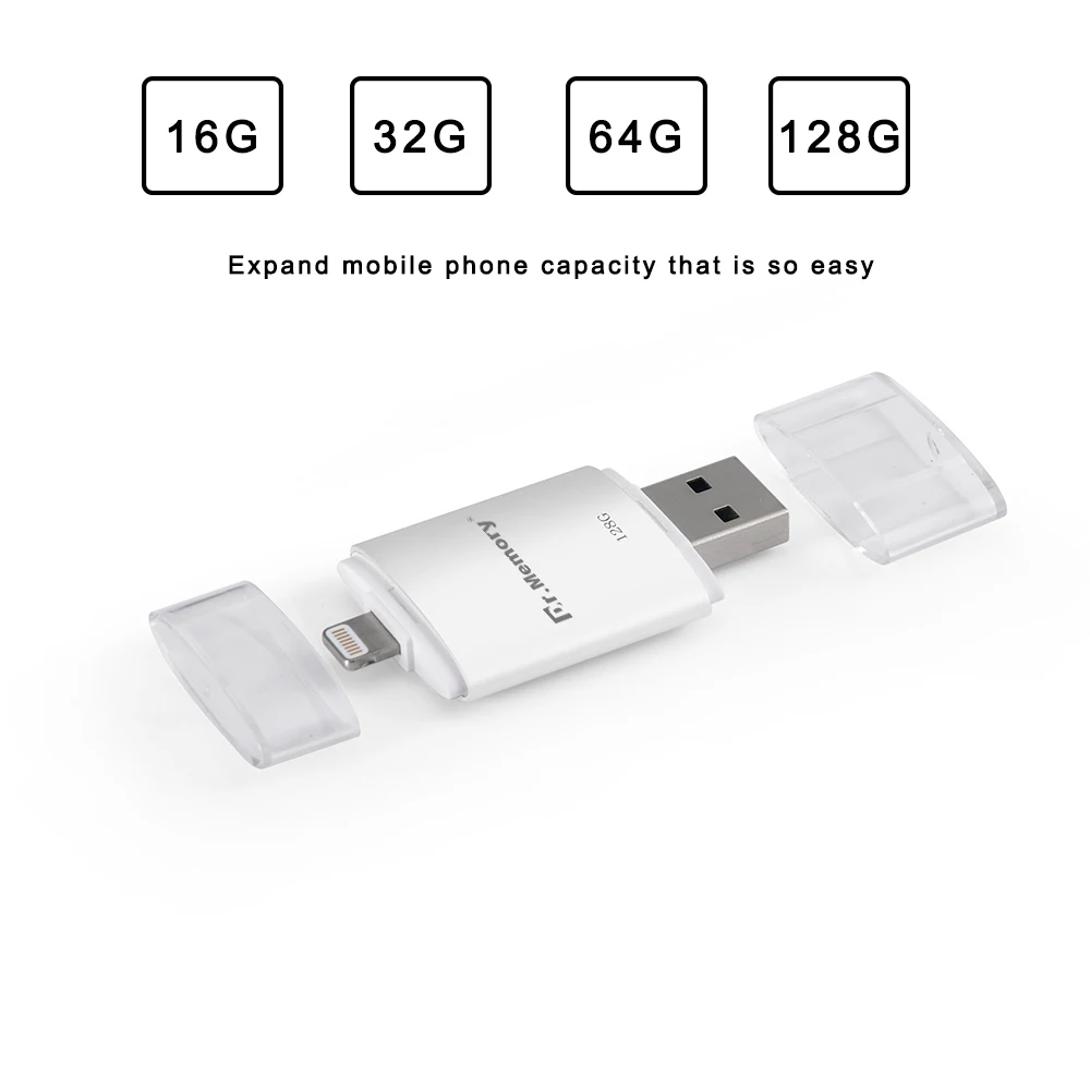 Флеш накопитель Dr.memory i flash drive OTG android USB для Apple ipad iphone 6s 7 карта памяти 16 32 64 ГБ
