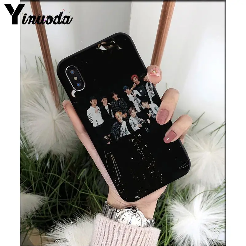 A2 Yinuoda Kpop exo DIY красивые аксессуары для телефонов, чехол для Apple iPhone 8 7 6 6S Plus X XS MAX 5 5S SE XR Чехол для мобильного телефона s - Цвет: A2