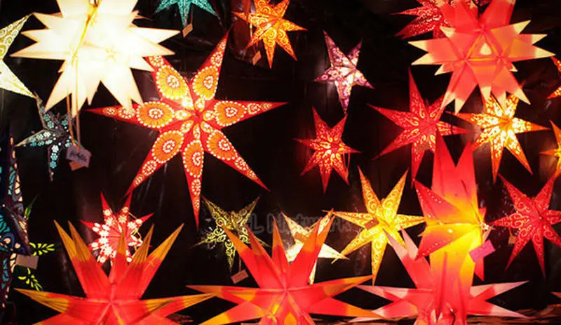 2017 подвески для рождественской вечеринки пентаграмма абажур елка домашний декор