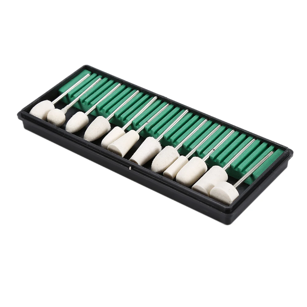 12 шт насадка для измельчения шерсти ногтей сверла средство удаления кутикул