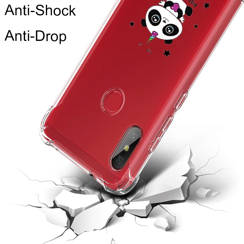 Cartoon Silicone Phone Case for HTC U12 Plus 6.0&quot Soft Cute Panda Cover Coque Fundas |