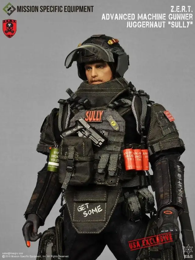 Экшн фигурки MSE Z.E.R.T Es 1/6 Advanced Machine Gunner|Игровые и трансформеры| |