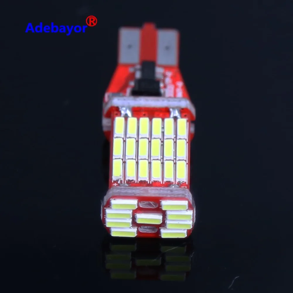 1X Canbus 12В 24В T10 T15 45 светодиодный 4014 SMD 45SMD без полярности T16 лампа светильник для