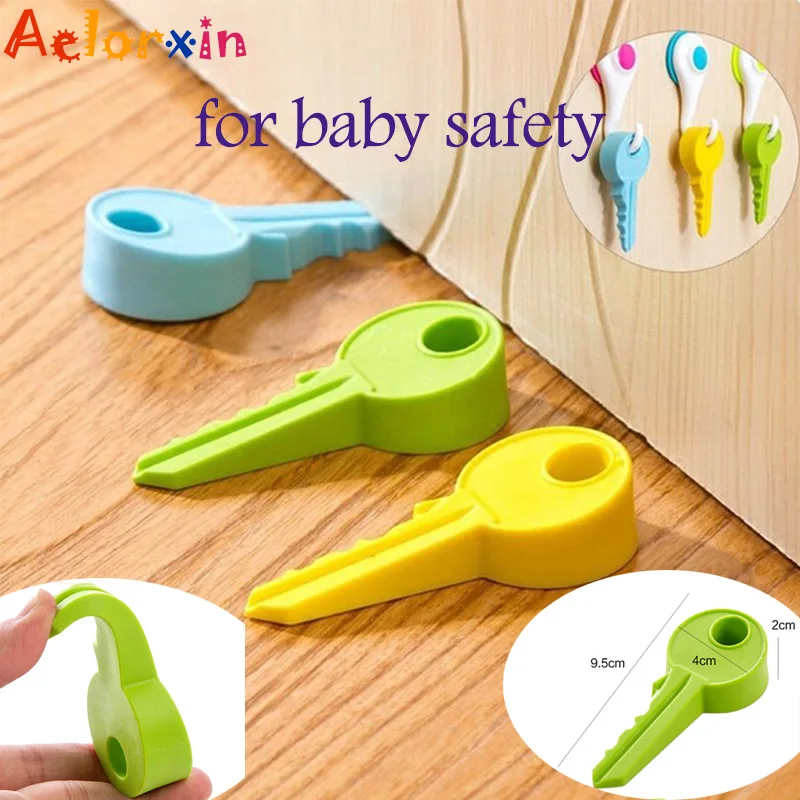 Симпатичная дверная пробка в форме листьев для безопасности детей дизайн ключа