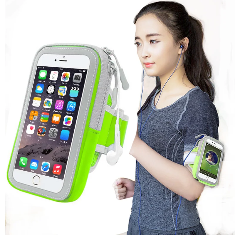HOTR Running Sport Armband Case Arm Band Pouch Bag Full Cover Universal for iphone X 8 7 6 plus | Мобильные телефоны и