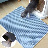 waterproof litter mat pet carpet cat sand cat toilet mat cats mats for pets cats trapper foldable eva non slip mats accessories