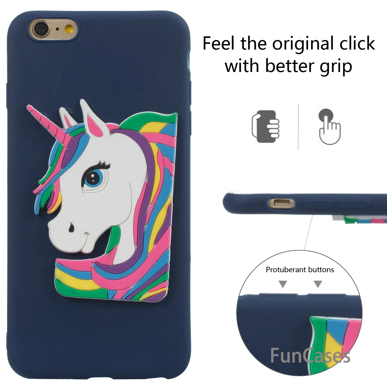 Карамельный чехол для iPhone 6 Plus Capinha Мягкая силиконовая задняя крышка мраморный