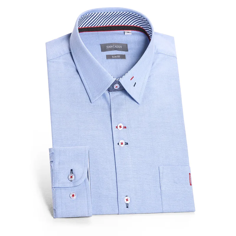 100% хлопок мужские платья рубашки 2019 бренд дизайн повседневные Slim Fit Chemise Homme