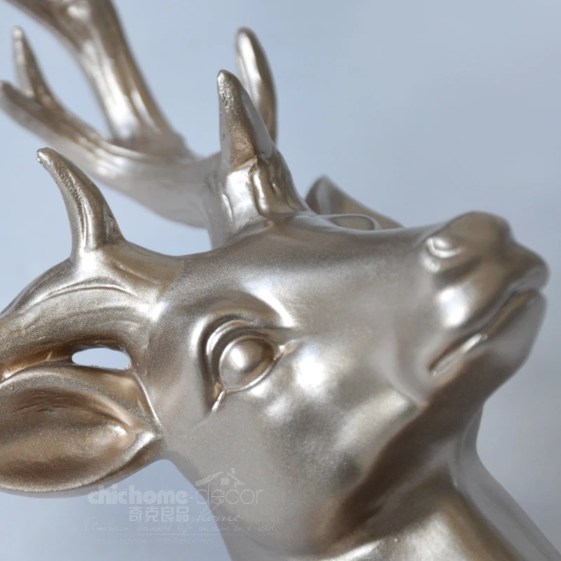 European creative animal head hook sitting room metope adornment wall art hanging coat home decoration wedding gift | Дом и сад