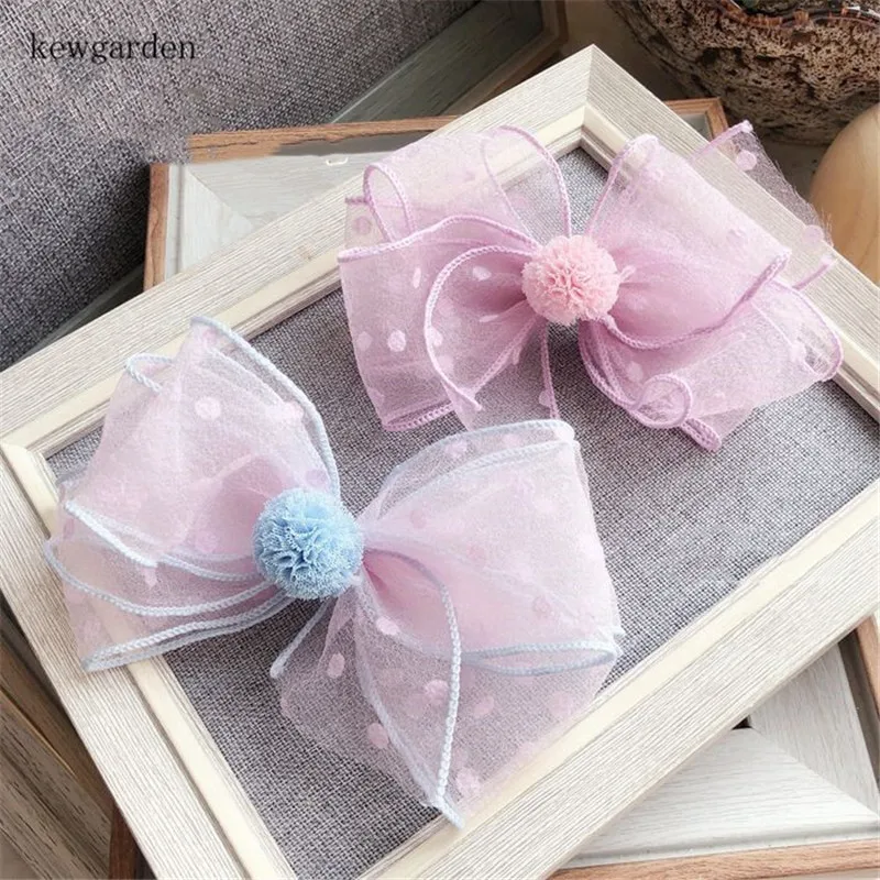 Kewgarden DIY аксессуары для волос 2 "5 см сетчатая вуаль с краями от морщин лента