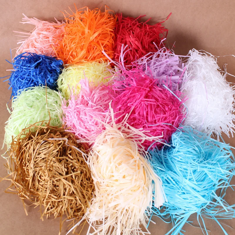 100 г конфетти бумага заполненная рафия Подарочный картридж Свадебная конфетная