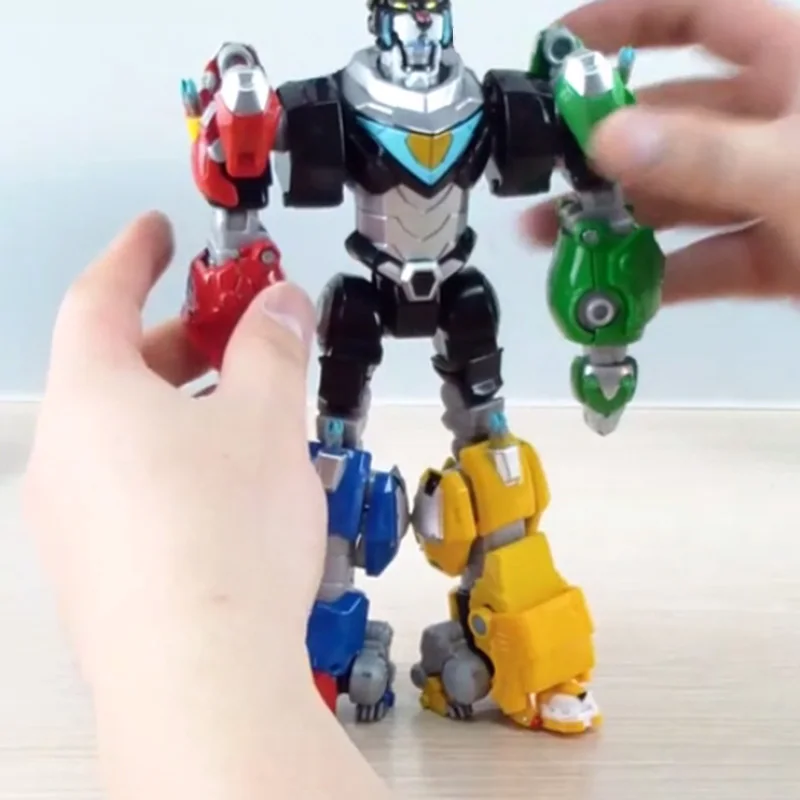 В наличии 5 в 1 Voltron супер сплав Soul Beast King Lion металлическая Трансформация Робот