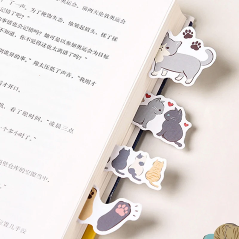 

45 Pcs/Box Cute cartoon cat pet animal mini paper sticker package DIY diary decoration sticker album scrapbooking