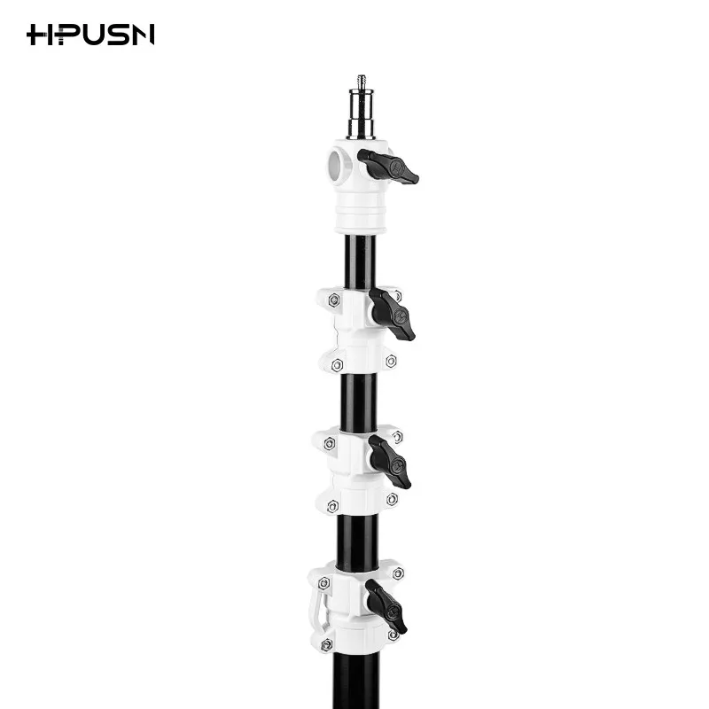 Купить HPUSN 3 м/118,11 дюйма четырехсекционная сверхмощная Тройная подсветка фотовспышка для студисветильник Ной фотосъемки стойка для освесветильни...