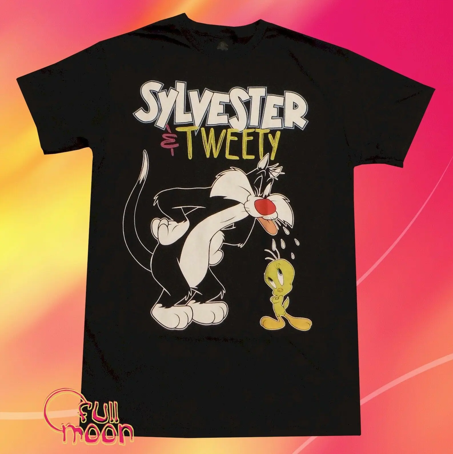Новая Винтажная Мужская футболка Looney Tunes Sylvester & Tweety|Мужские футболки| |