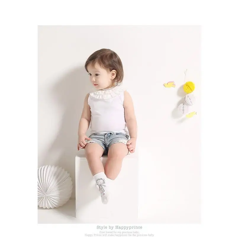 1 пара летние вязаные носки с буквенным принтом для мальчиков и девочек малышей