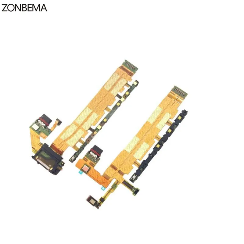 ZONBEMA 10 шт./лот гибкий кабель для включения питания Sony Xperia Z4 Z3 + Plus E6553 E6533 с usb-портом