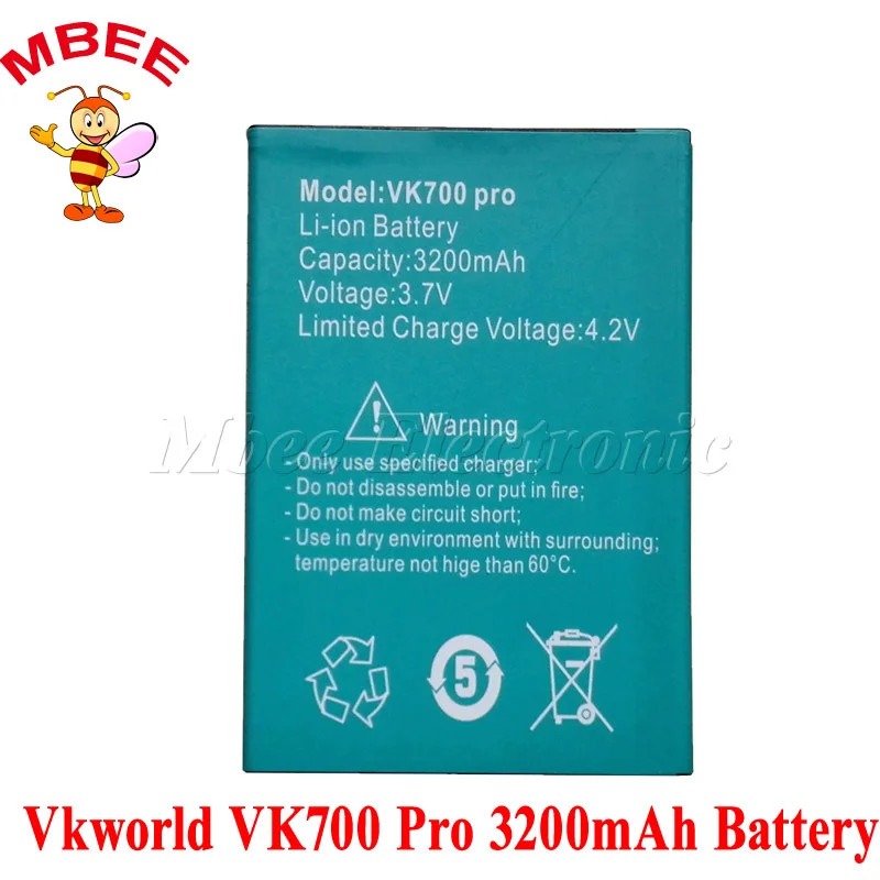 Оригинальный аккумулятор 3200 мАч Vkworld VK700 Pro стандартная батарея для | Мобильные