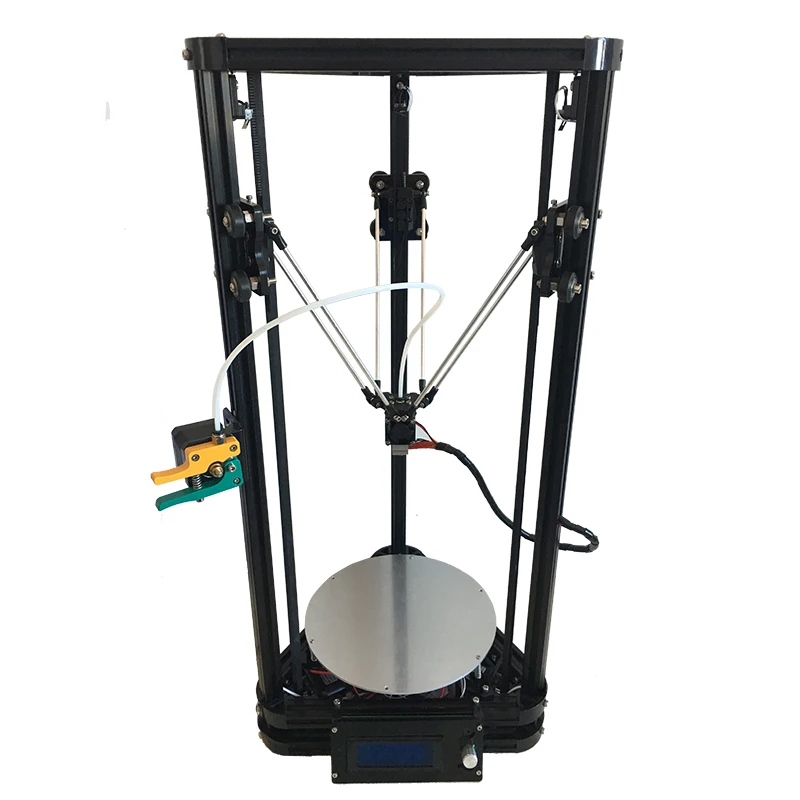 HE3D новый обновленный 3D принтер K200 Одиночная алюминиевая экструзионный delta с